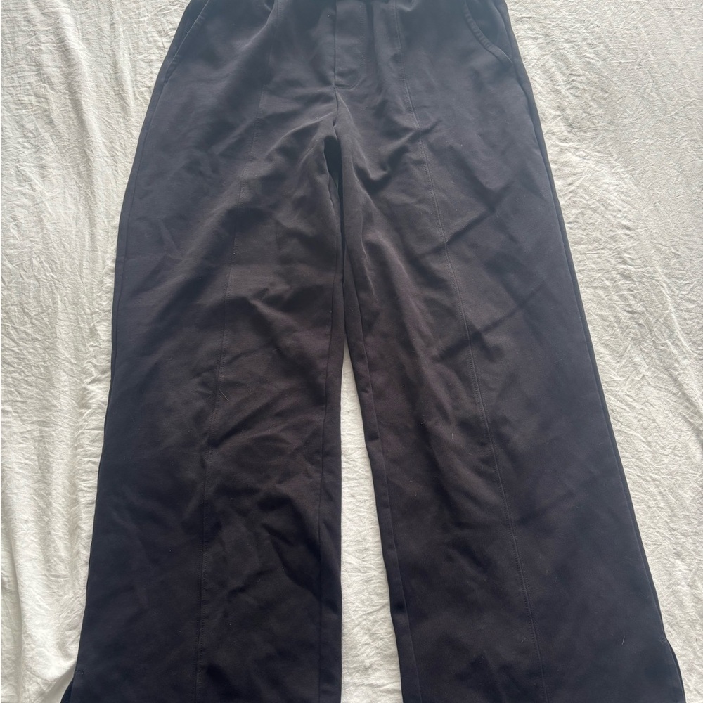 Old Navy Black High-Rise Wide-Leg Pants